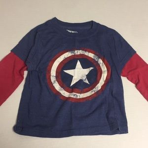 Captain America long sleeve T